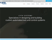 Tablet Screenshot of cyth.com